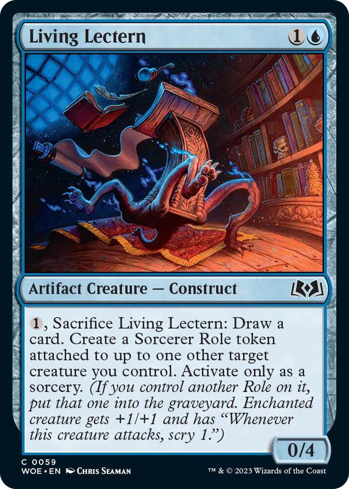 0059 Living Lectern C Wilds of Eldraine