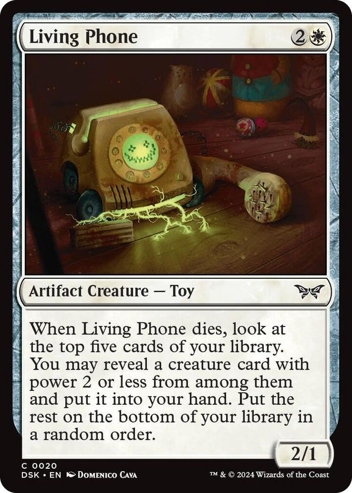 0020 Living Phone C Duskmourn: House of Horror