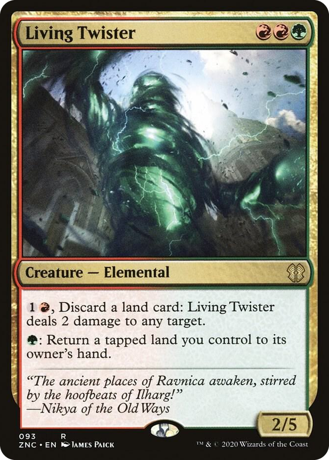 0093 Living Twister R Commander: Zendikar Rising