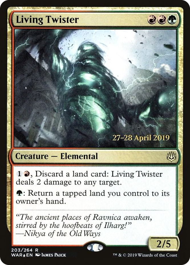 0203 Living Twister R Prerelease Cards