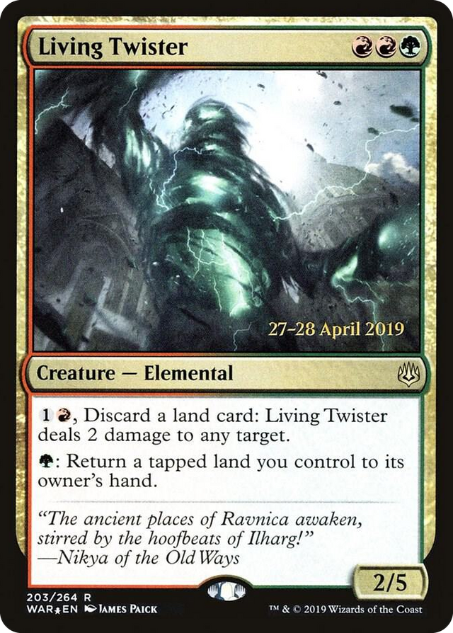 0203 Living Twister R Prerelease Cards
