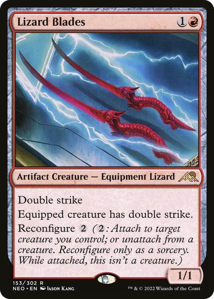 0153 Lizard Blades R Kamigawa: Neon Dynasty