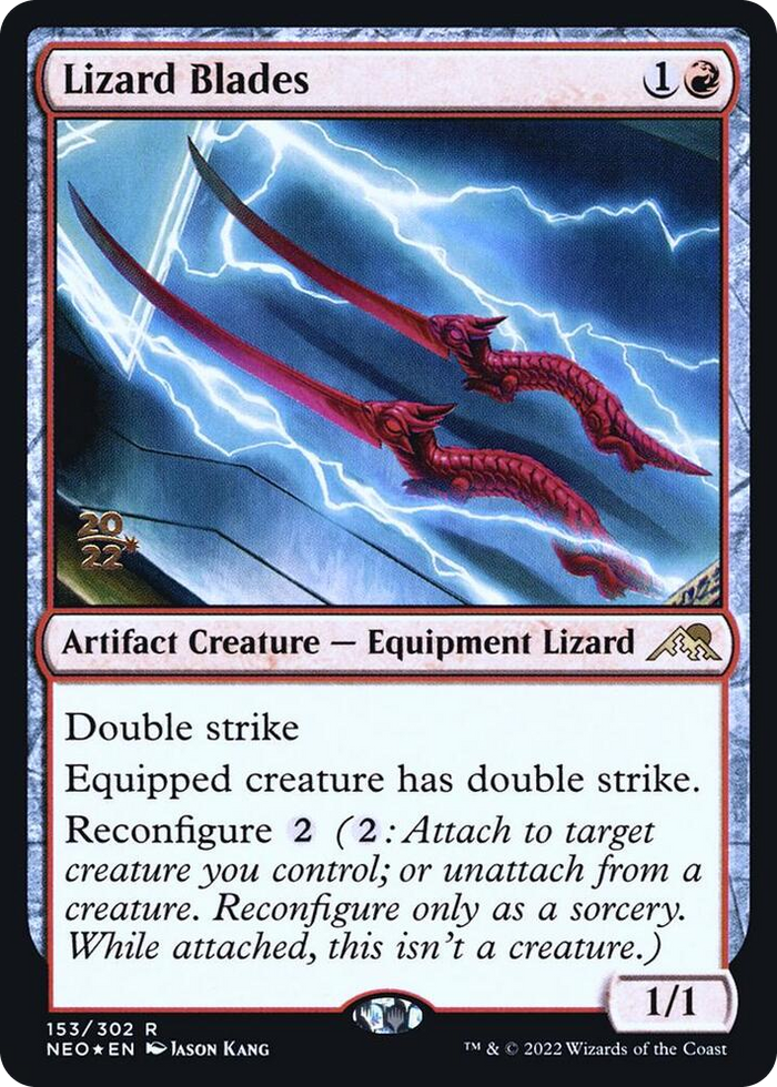 Lizard Blades #153 R - Prerelease Cards Pokemon card