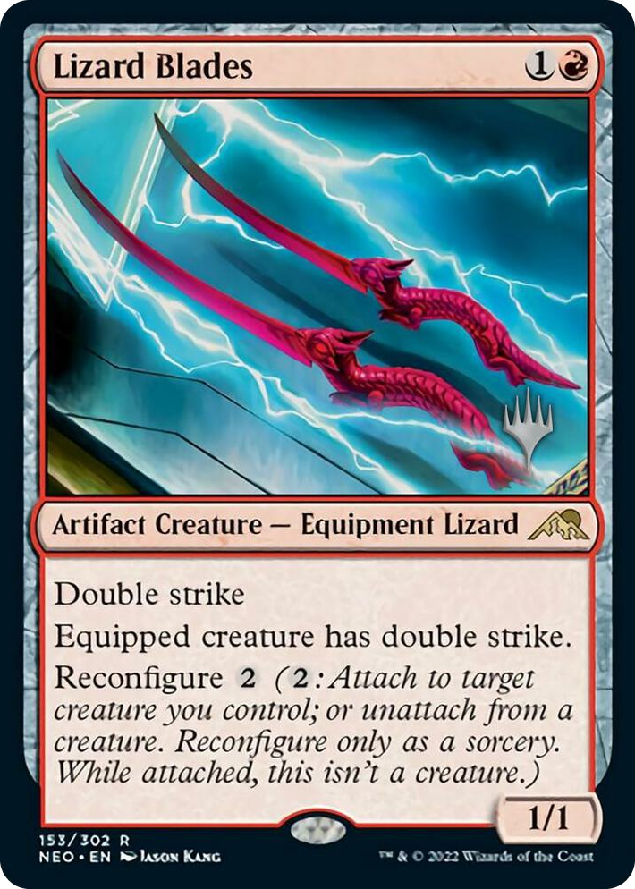 0153 Lizard Blades R Promo Pack: Kamigawa: Neon Dynasty