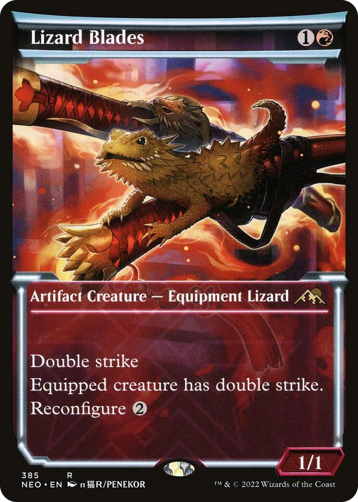 0385 Lizard Blades (Showcase) R Kamigawa: Neon Dynasty
