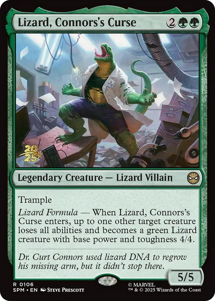 Lizard, Connors's Curse #106 R - Prerelease Cards Pokemon card