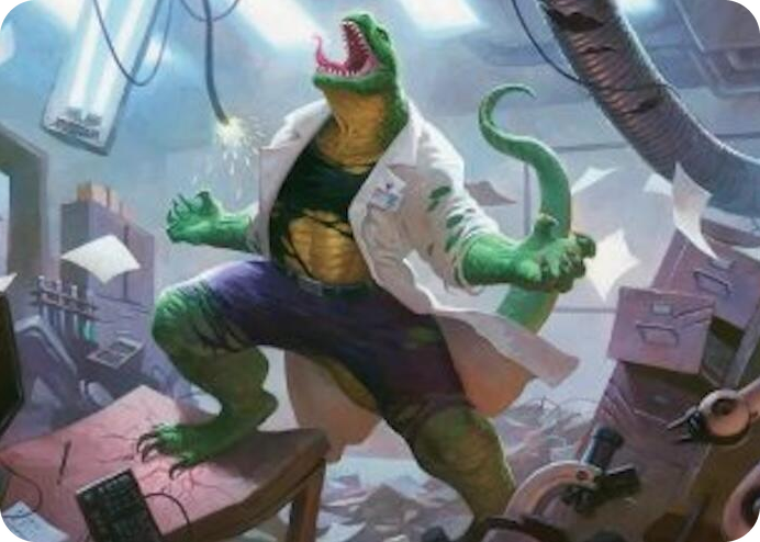 0018 Lizard, Connors's Curse Art Card S Art Series: Marvel's Spider-Man
