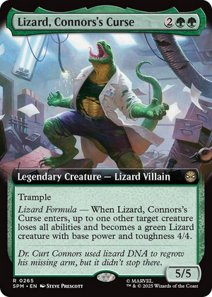 0265 Lizard, Connors's Curse (Extended Art) R Marvel's Spider-Man