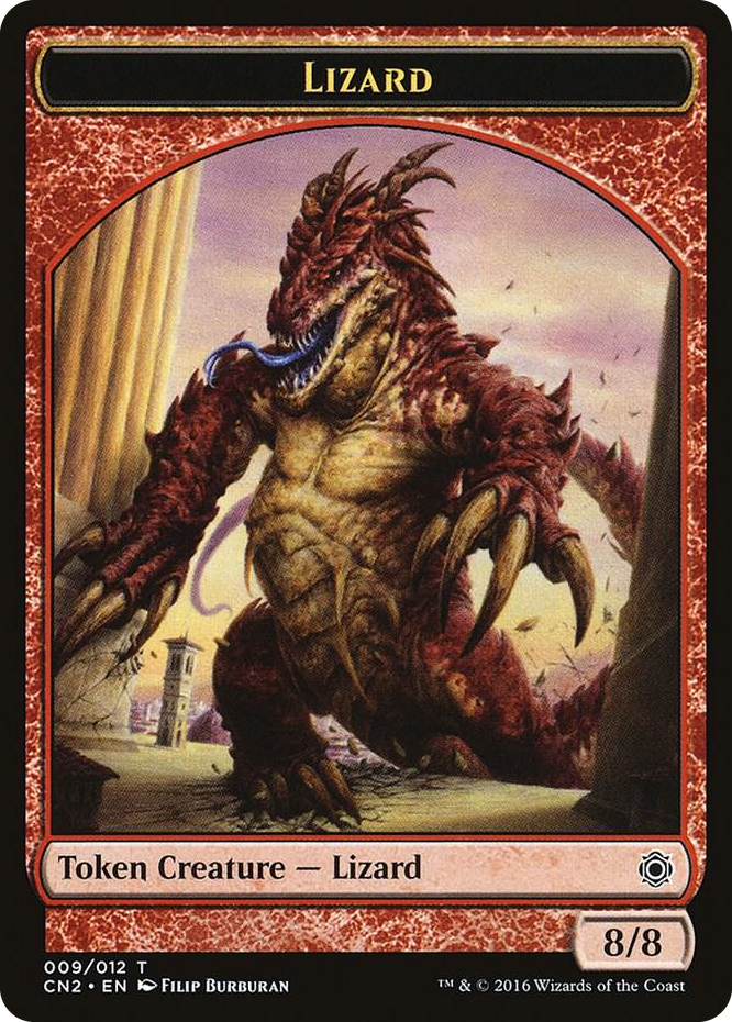 Lizard Token #9 T - Conspiracy: Take the Crown Pokemon card
