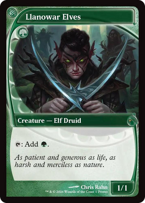 0001 Llanowar Elves P MagicFest Cards