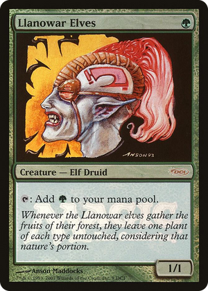 0009 Llanowar Elves P WPN & Gateway Promos
