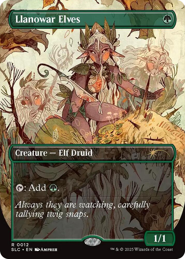 0012 Llanowar Elves R Secret Lair Countdown Kit