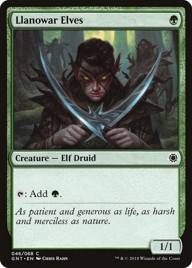0046 Llanowar Elves C Magic Game Night