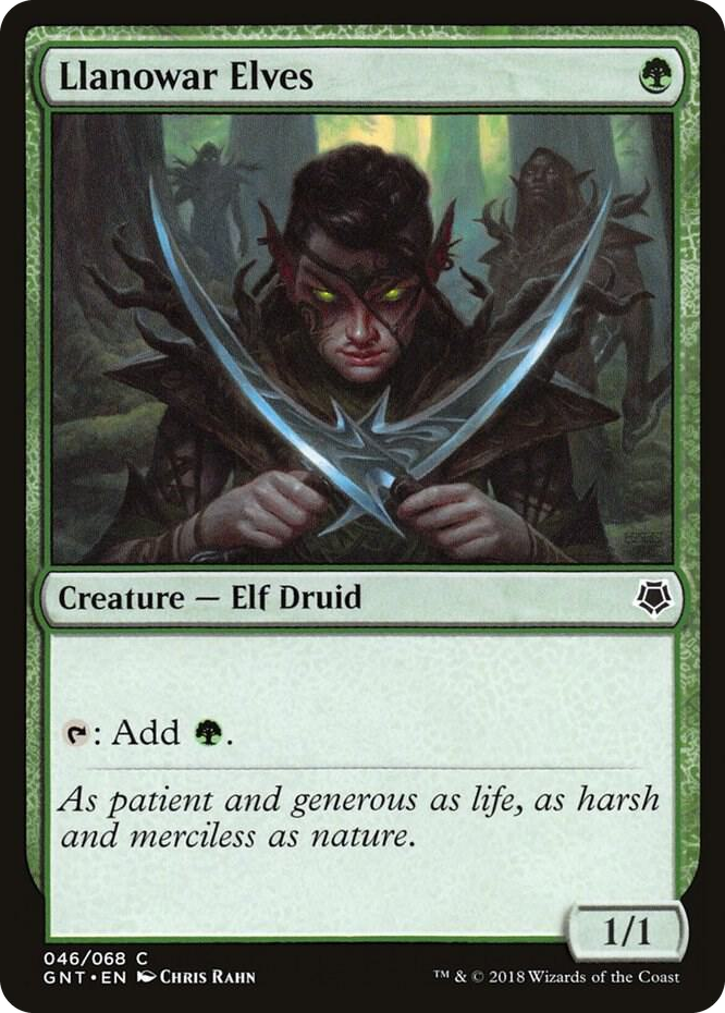 0046 Llanowar Elves C Magic Game Night