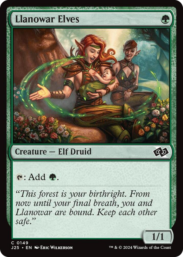 0149 Llanowar Elves C Foundations Jumpstart