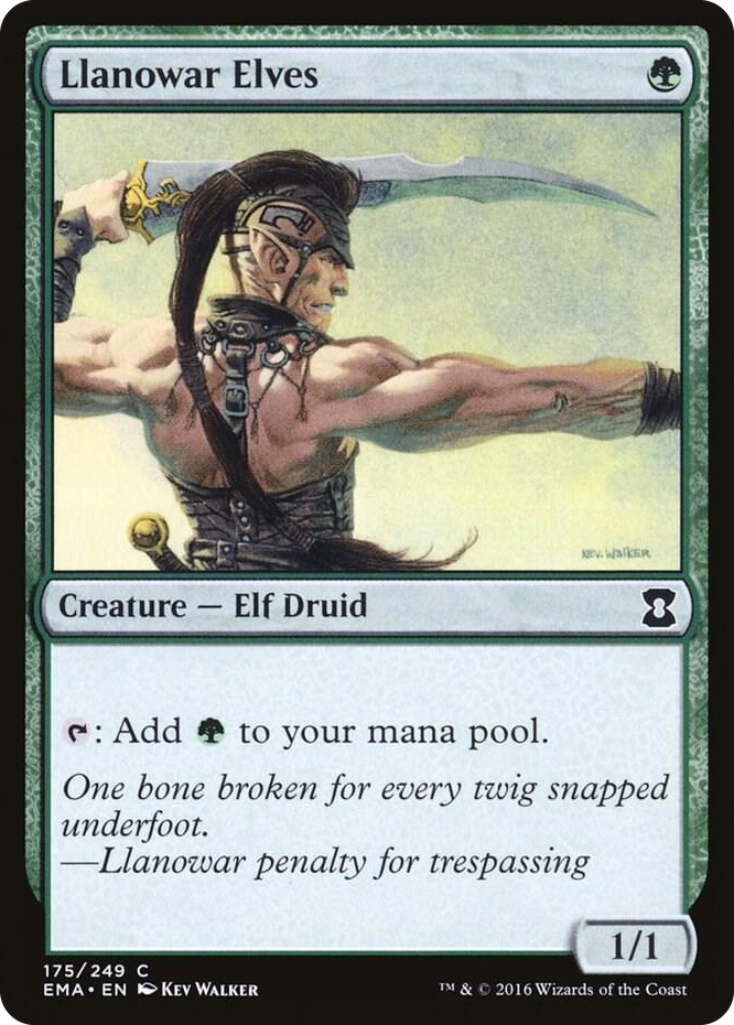 Llanowar Elves #175 C - Eternal Masters Pokemon card