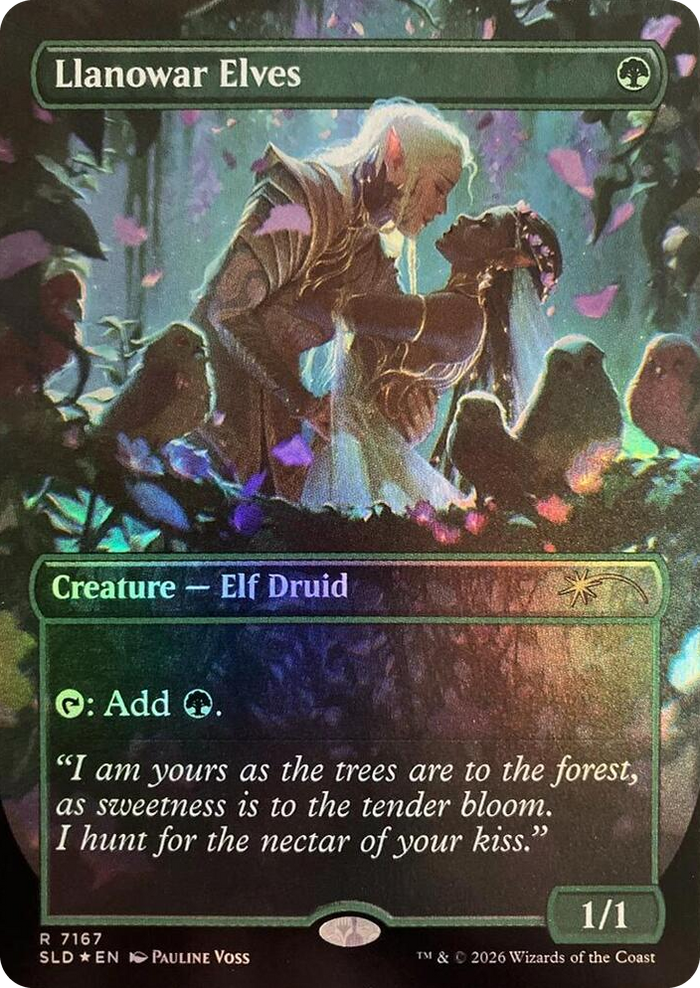 Llanowar Elves (7167) #7167 R - Secret Lair Drop Series Pokemon card