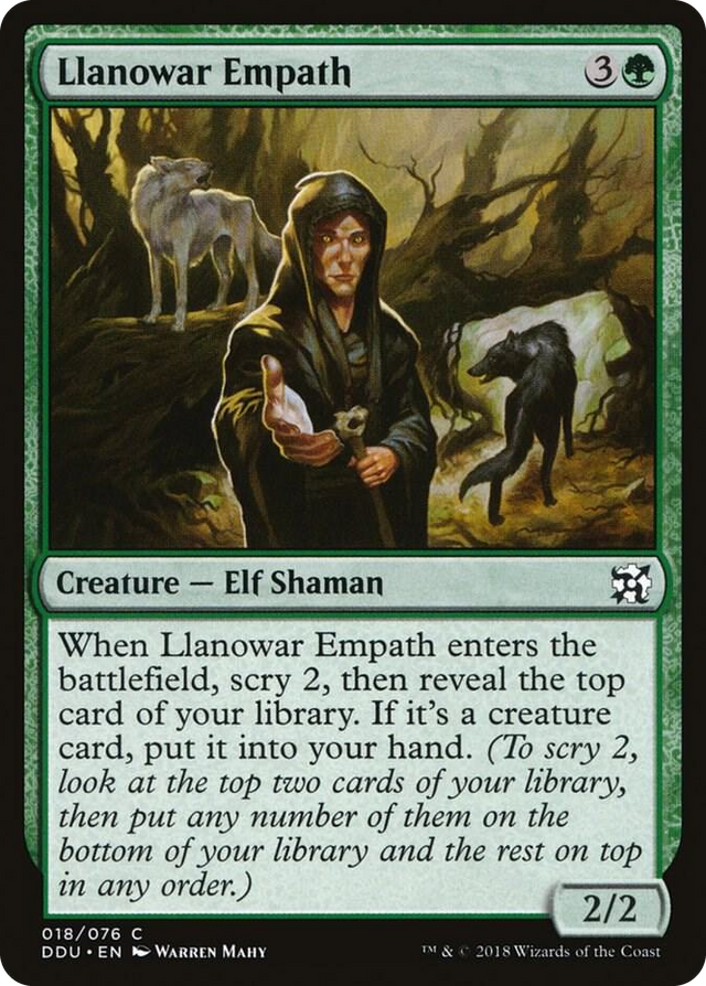 0018 Llanowar Empath C Duel Decks: Elves vs. Inventors