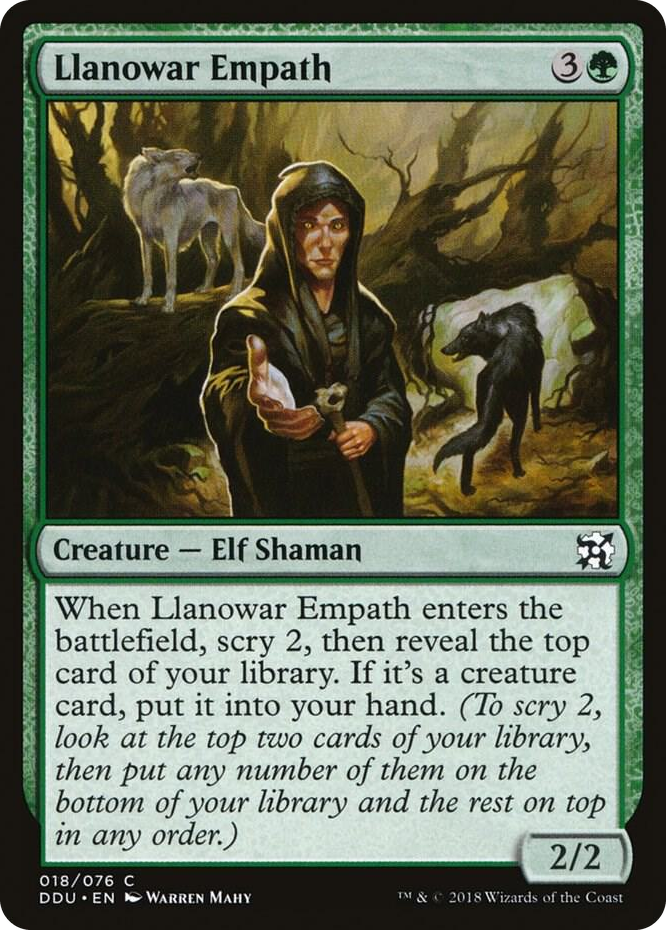 0018 Llanowar Empath C Duel Decks: Elves vs. Inventors