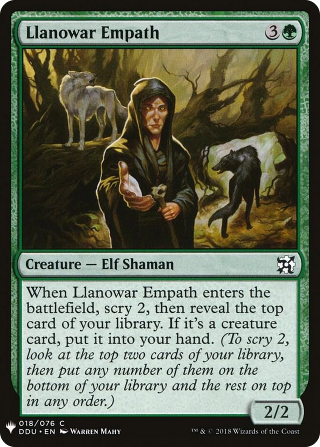 0018 Llanowar Empath C The List Reprints