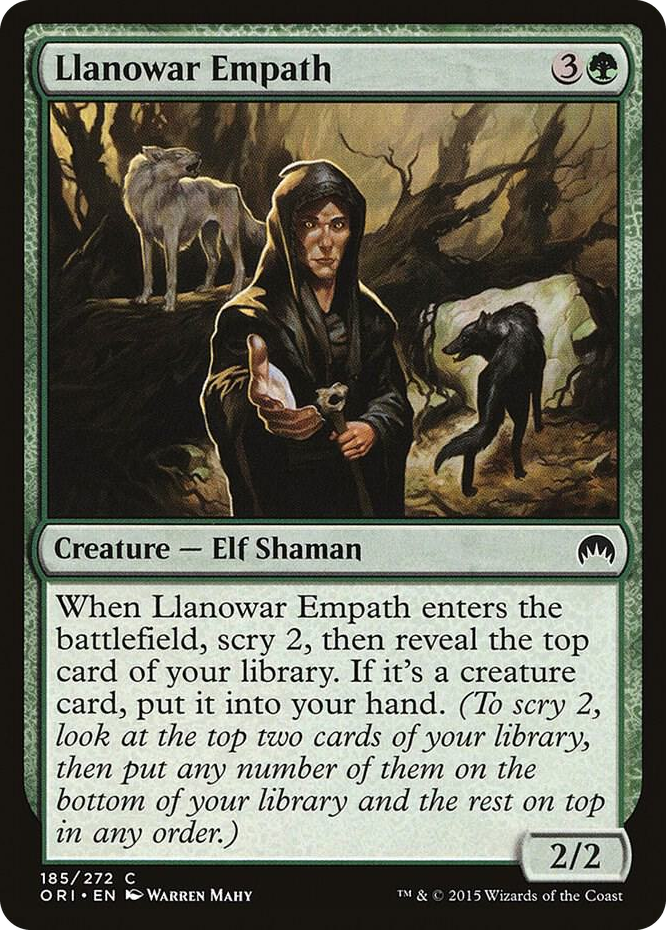 0185 Llanowar Empath C Magic Origins