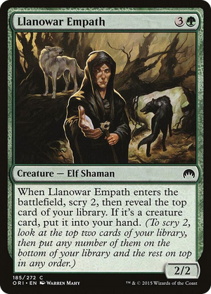 0185 Llanowar Empath C Magic Origins