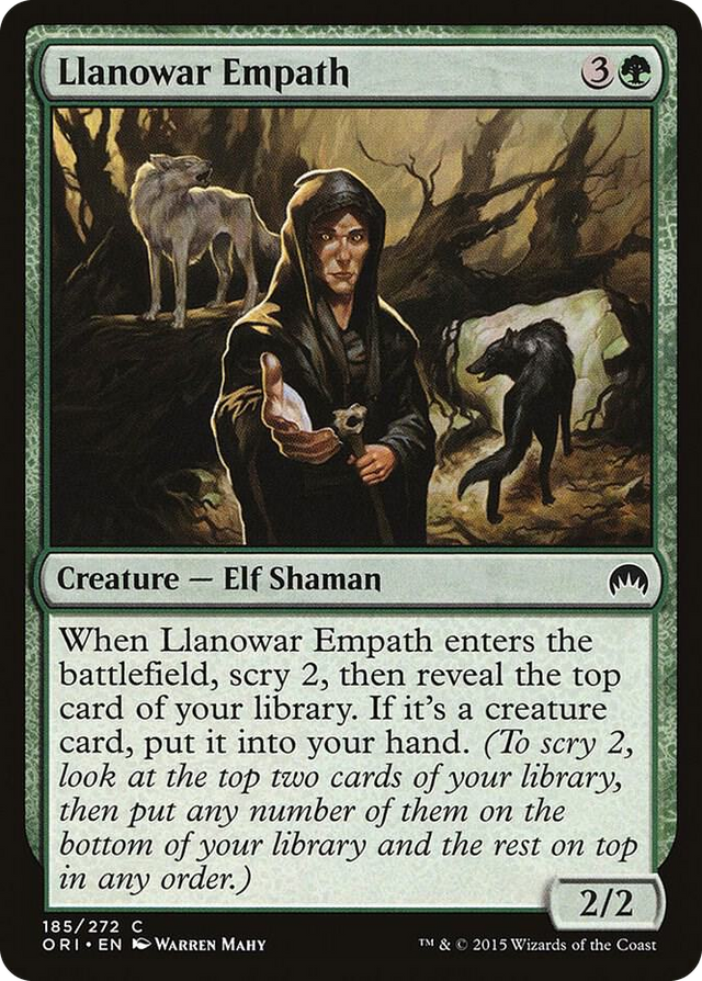 0185 Llanowar Empath C Magic Origins