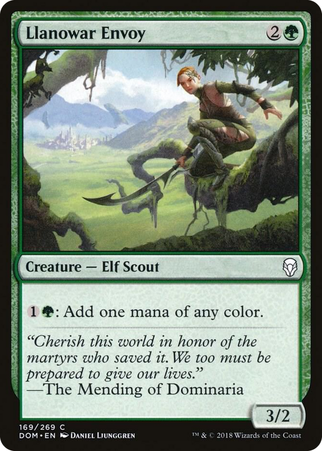 0169 Llanowar Envoy C Dominaria