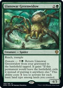 0169 Llanowar Greenwidow R Dominaria United