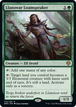 0170 Llanowar Loamspeaker R Dominaria United