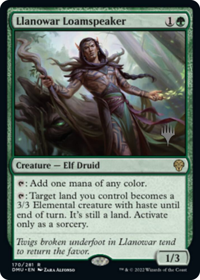 0170 Llanowar Loamspeaker R Promo Pack: Dominaria United