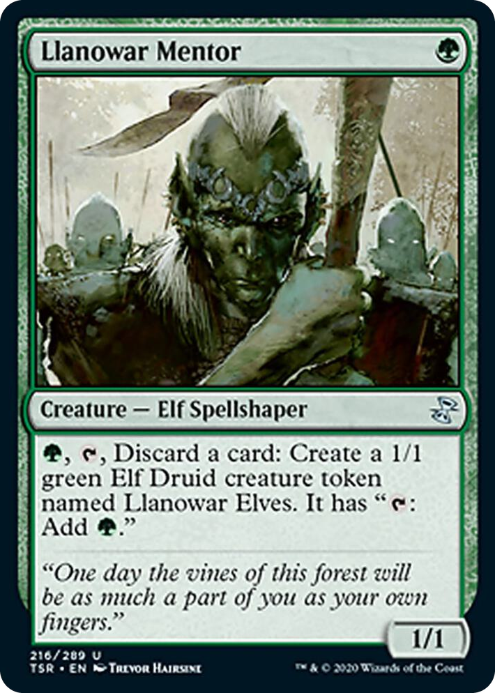 0216 Llanowar Mentor U Time Spiral: Remastered