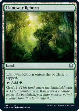 0296 Llanowar Reborn U Commander 2021