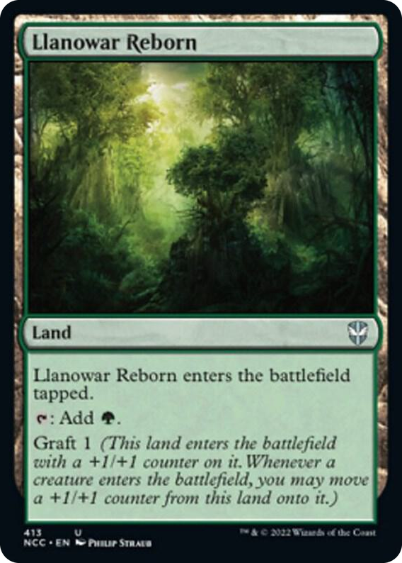 0413 Llanowar Reborn U Commander: Streets of New Capenna