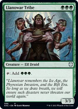 0066 Llanowar Tribe U Commander: Kaldheim