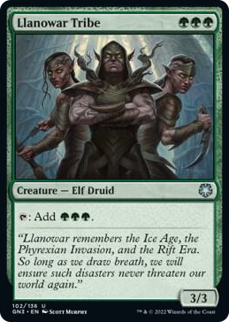 0102 Llanowar Tribe U Magic Game Night: Free-For-All