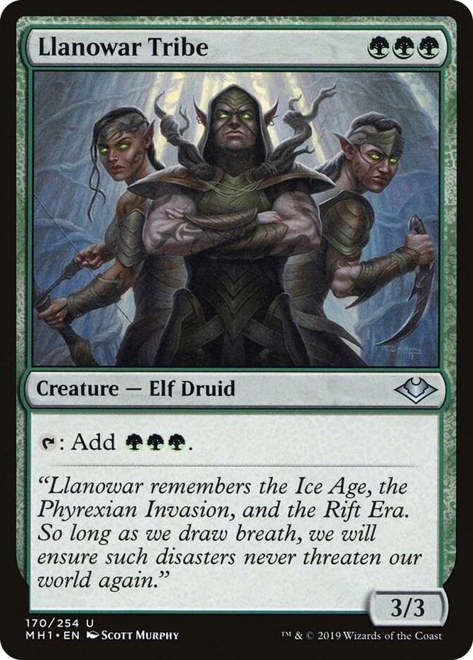 0170 Llanowar Tribe U Modern Horizons