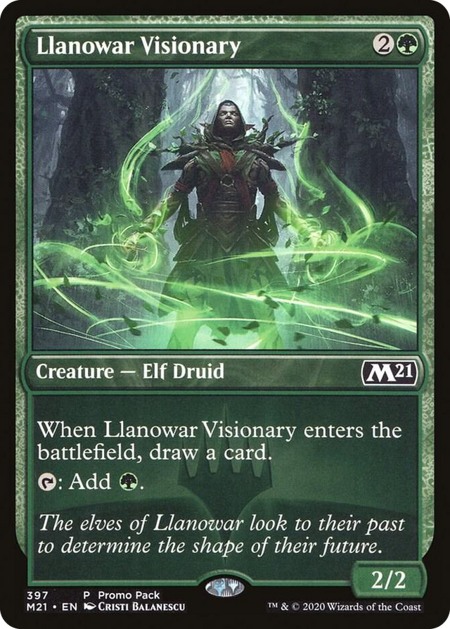 0397 Llanowar Visionary P Promo Pack: Core Set 2021