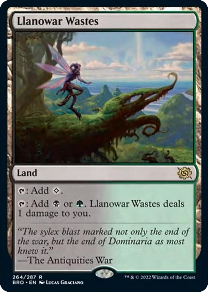 0264 Llanowar Wastes R The Brothers' War