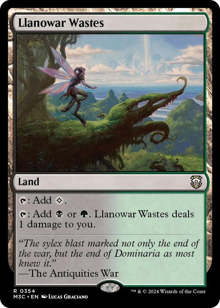 0354 Llanowar Wastes R Commander: Modern Horizons 3