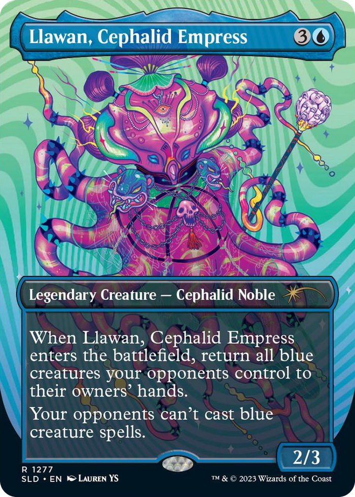 Llawan, Cephalid Empress #1277 R - Secret Lair Drop Series Pokemon card