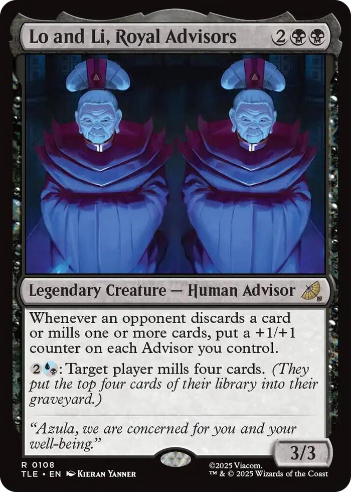 Lo and Li, Royal Advisors #108 R - The Last Airbender: Eternal-Legal Pokemon card