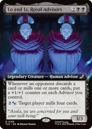 0189 Lo and Li, Royal Advisors (Extended Art) R The Last Airbender: Eternal-Legal