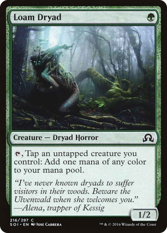 0216 Loam Dryad C Shadows over Innistrad