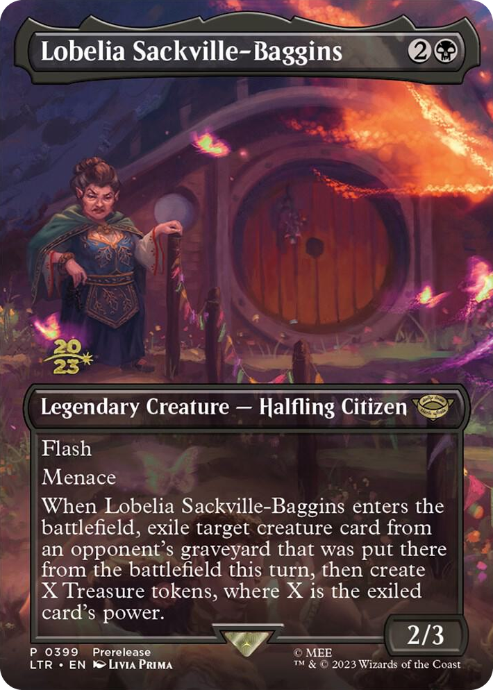 0399 Lobelia Sackville-Baggins (0399) R Prerelease Cards