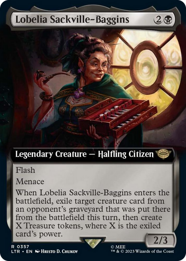 0357 Lobelia Sackville-Baggins (Extended Art) R Universes Beyond: The Lord of the Rings: Tales of Middle-earth