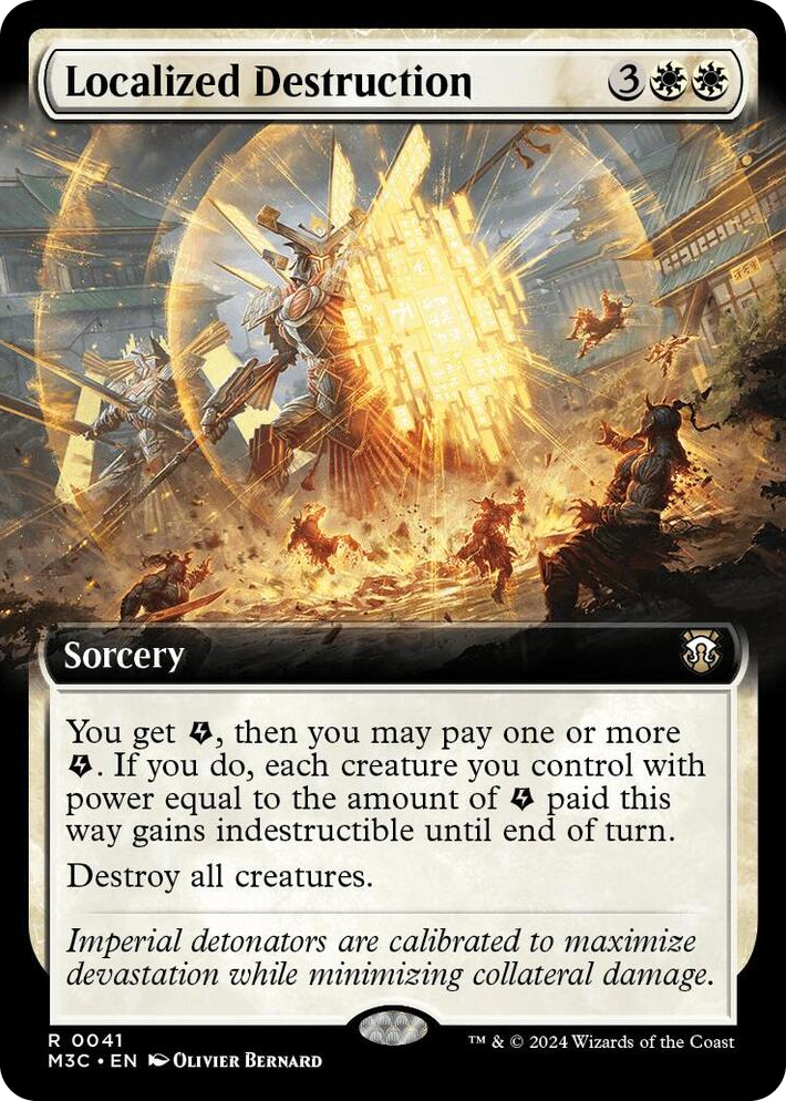 0041 Localized Destruction (Extended Art) R Commander: Modern Horizons 3