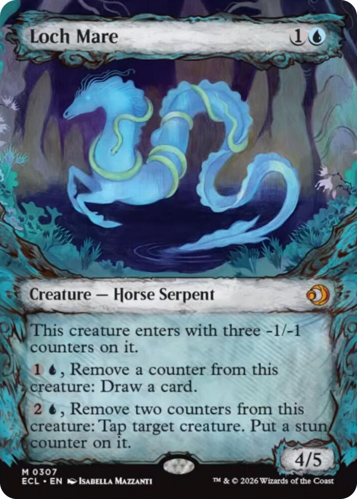 Loch Mare (Showcase) #307 M - Lorwyn Eclipsed Pokemon card