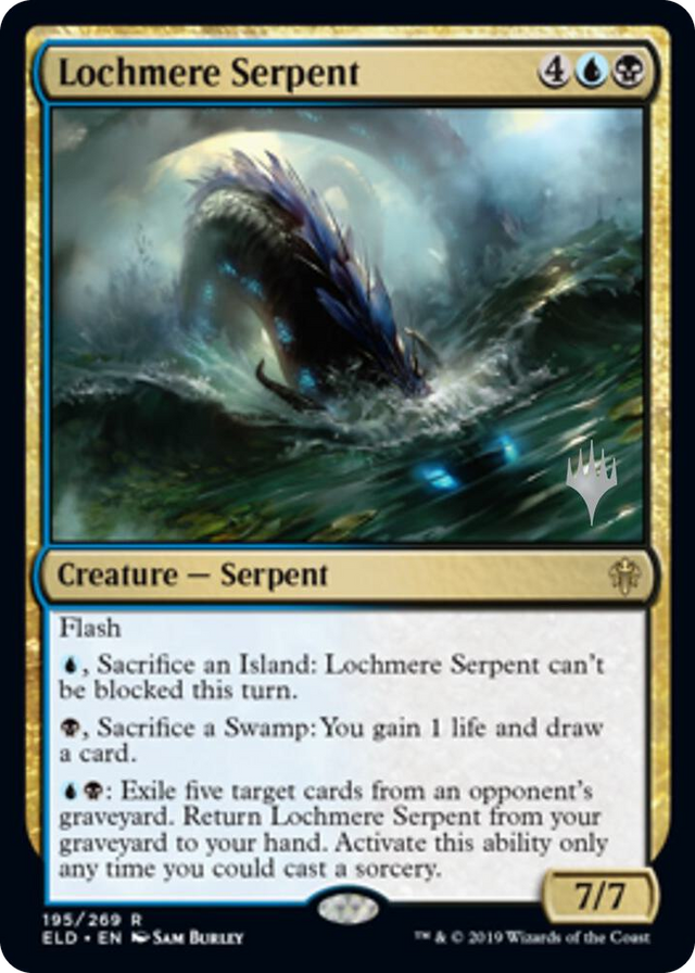 0195 Lochmere Serpent R Promo Pack: Throne of Eldraine