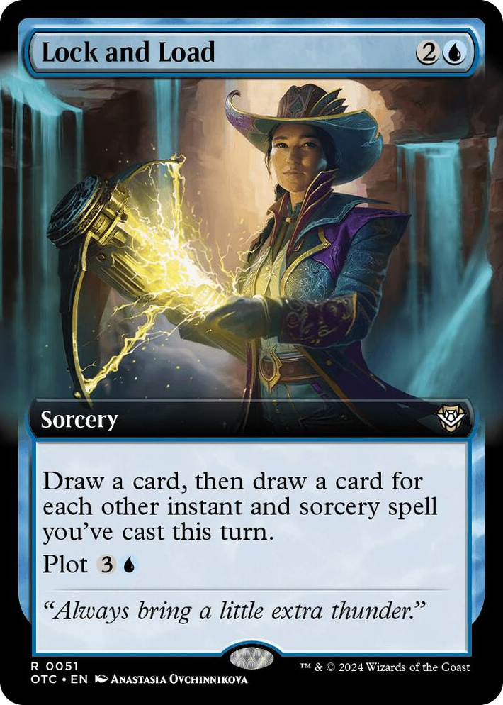 0051 Lock and Load (Extended Art) R Commander: Outlaws of Thunder Junction